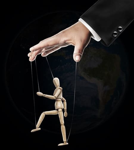 Puppet masters control the politicians and the elite